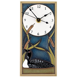 Loon Duck Handmade Ceramic Small Wall Clock